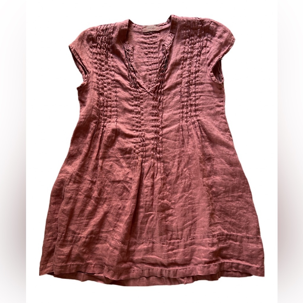 CP Shades Rose Linen Top